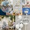 White Silver Balloon Garland Arch Kit,145pcs Grey Silver White Clear Balloons for Engagement Wedding Birthday 2024 Graduation Baby Shower Anniversary Party Decorations